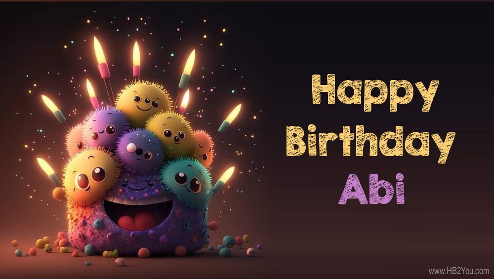 Happy Birthday Abi