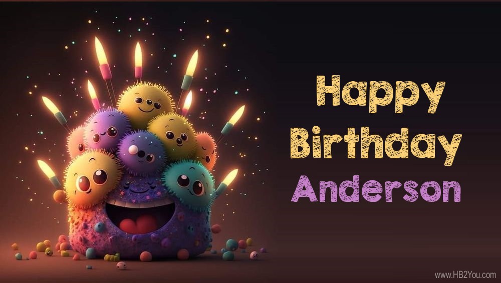 Happy Birthday Anderson