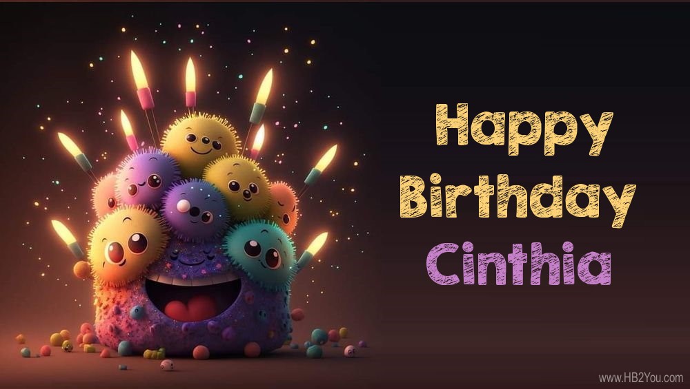 Happy Birthday Cinthia