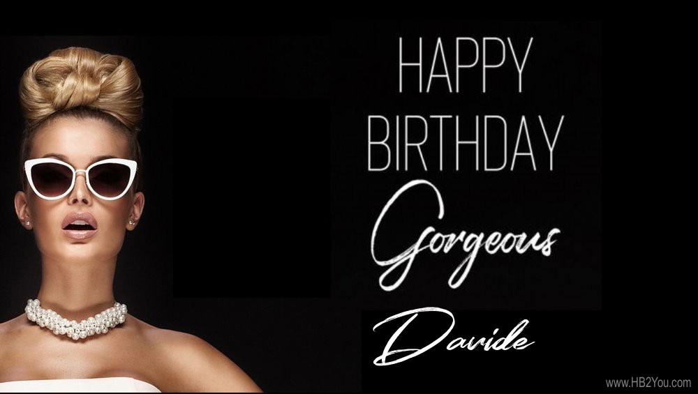 Happy Birthday Davide