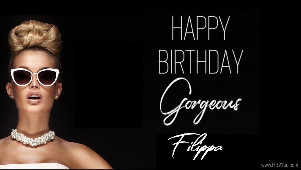 Happy Birthday Filippa