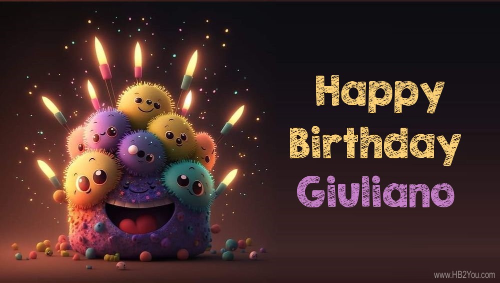 Happy Birthday Giuliano