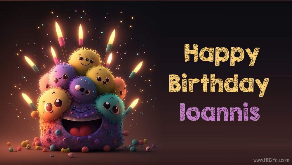Happy Birthday Ioannis